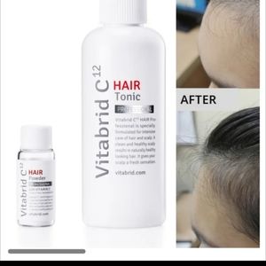 Vitabrid C12 Pro 12H Vitamins C Hair Tonic Set scalp & hair Care 3.72oz
